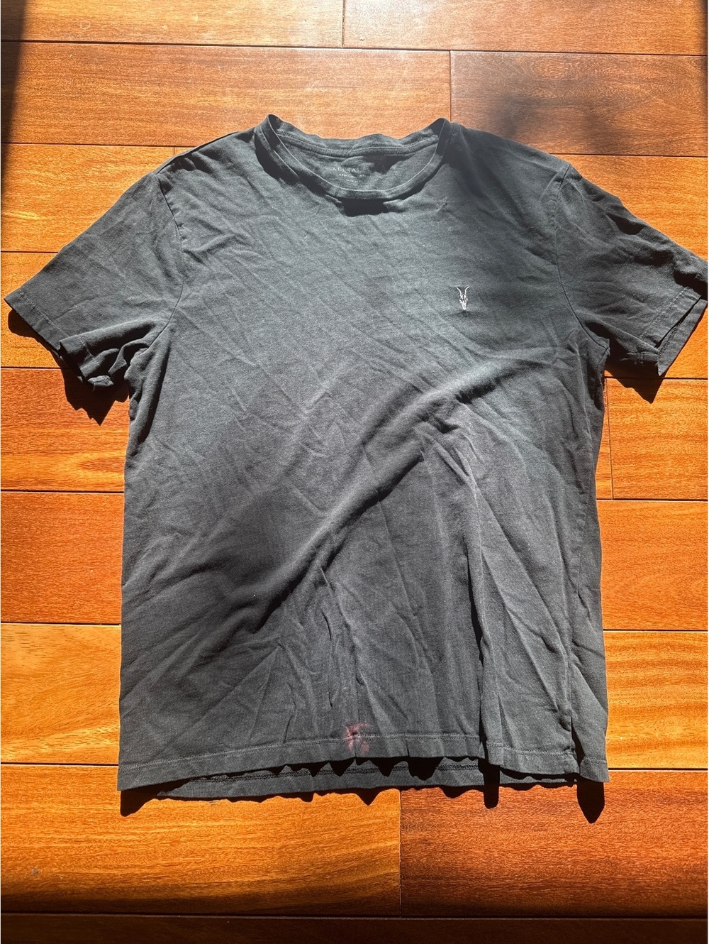 AllSaints Men's Black Tee L